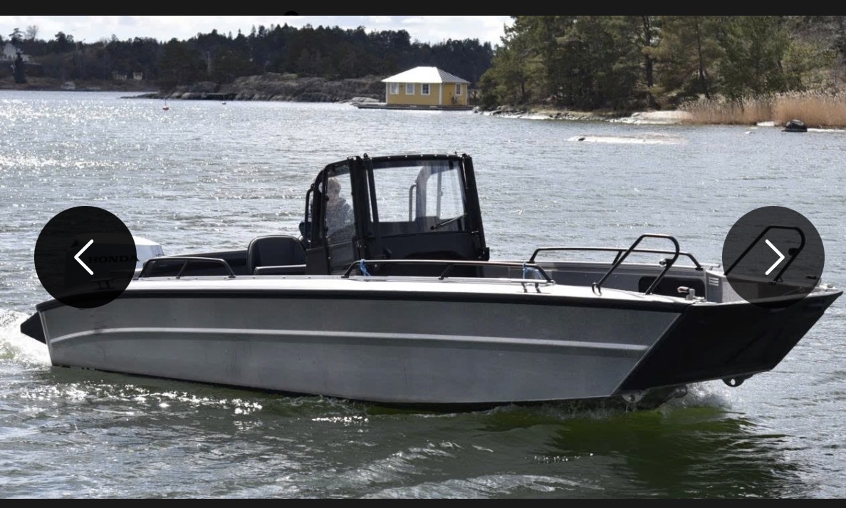 Egen båt för transporter